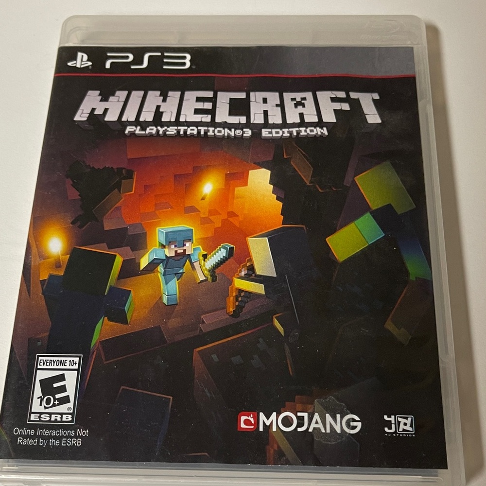 PS3 Minecraft Video Game -- PlayStation 3 Edition (Sony PlayStation 3, 2014)
